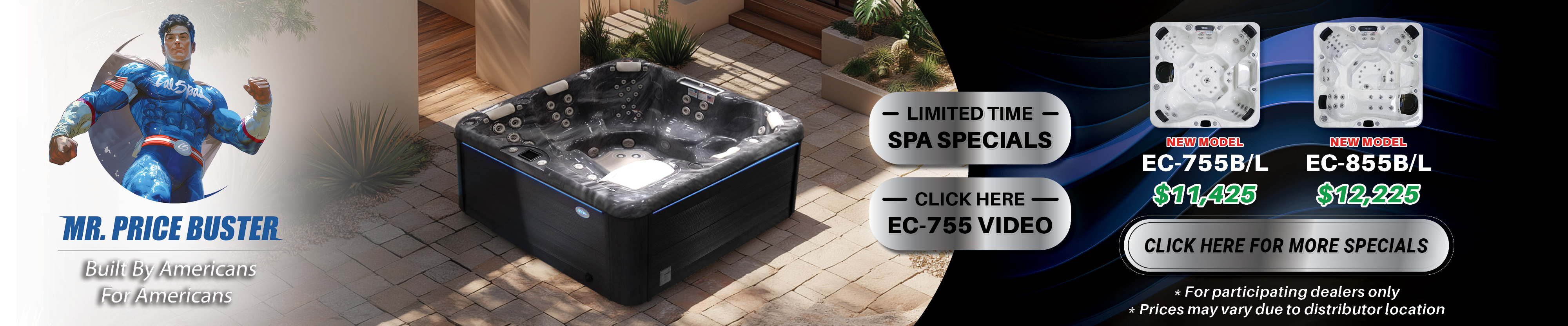 Calspas hot tub being used in a family setting - Oak Island
